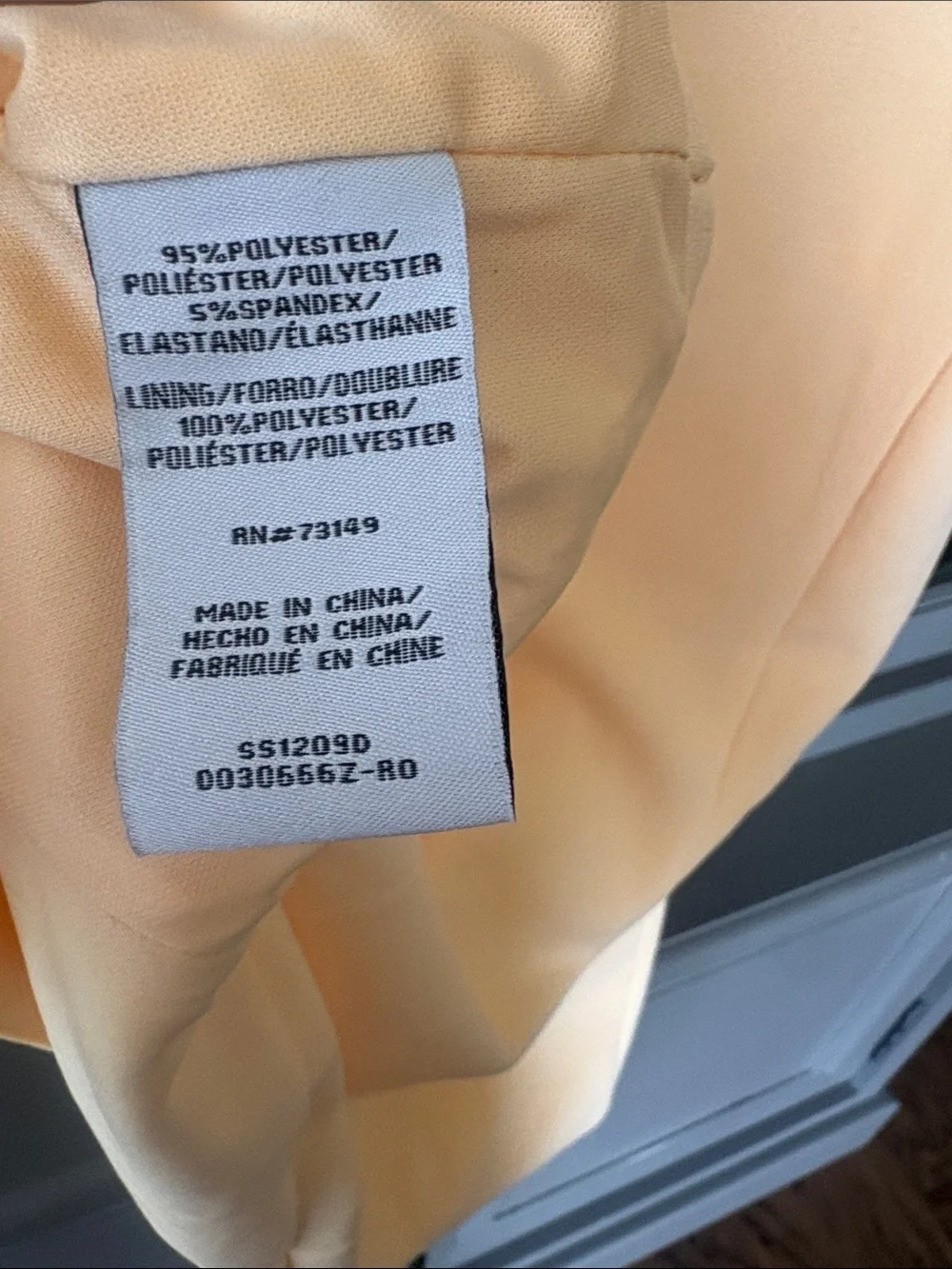 Dictionary Butter Yellow Sleeveless Button Front Suit Blazer Vest